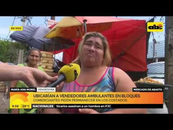 Ubicarían a vendedores ambulantes en bloques - ABC Noticias - ABC Color