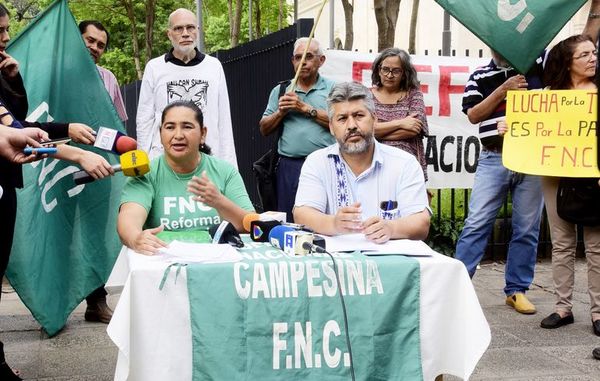 Movilización campesina será en 8 departamentos - Economía - ABC Color