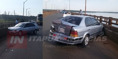 CHOQUE EN PLENO PUENTE QUITERIA DE ENCARNACIÓN