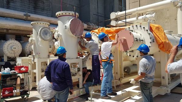 Adecuación de barras de 500 kV en Yacyretá, con un 80% de avance - Nacionales - ABC Color