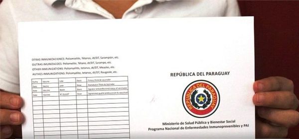 Recuerdan obligatoriedad de certificado de vacunación contra fiebre amarilla