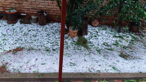 Reportan granizadas en Capiatá, Itauguá y J. A. Saldívar - Nacionales - ABC Color