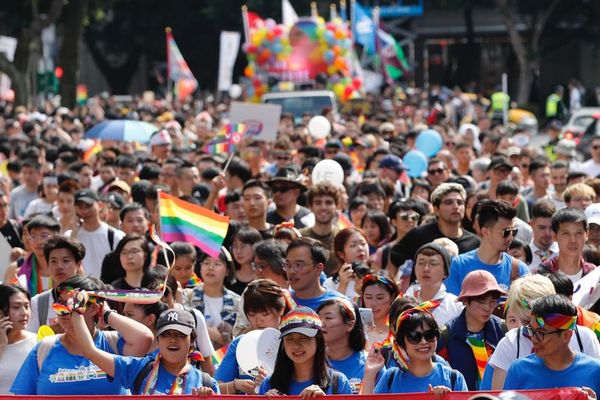 Unas 200.000 personas marchan en Taiwán en el Orgullo más icónico de Asia - Mundo - ABC Color