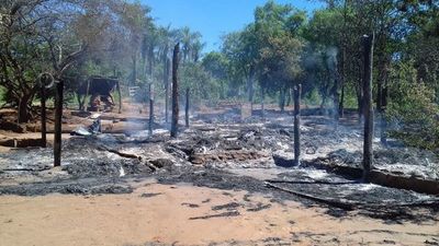 Incendio consume precaria vivienda de Ybycuí y víctimas piden ayuda solidaria - Nacionales - ABC Color