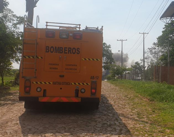 Controlan incendio en el predio de Copaco