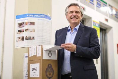 Argentina electoral: Votó Alberto Fernández, candidato del Frente de Todos
