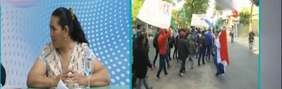 Teodolina Villalba: "Estamos cansados de traer a casa nuestras propuestas. El gobierno nunca responde". | Noticias Paraguay
