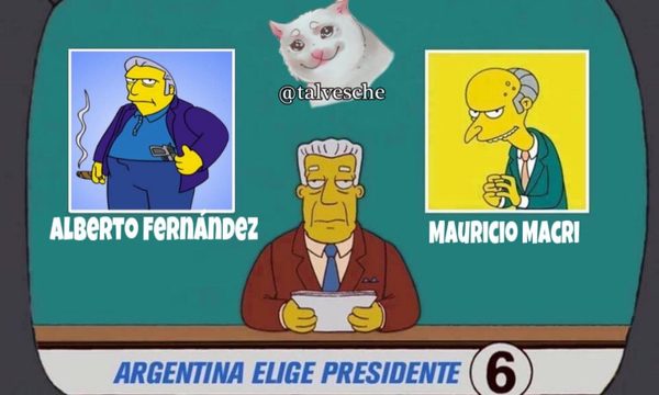 Ni porcentajes ni resultados, saltan los memes de los comicios en Argentina