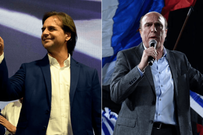 Martínez y Lacalle se disputarán la Presidencia de Uruguay en la segunda vuelta - ADN Paraguayo