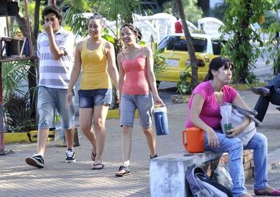 “Extremo calor” marcará la jornada del lunes - Nacionales - ABC Color