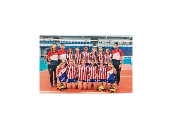 Bronce albirrojo en vóley