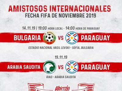 Albirroja enfrentará a Bulgaria y Arabia Saudita en noviembre | .::Agencia IP::.