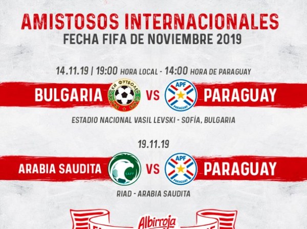 Albirroja enfrentará a Bulgaria y Arabia Saudita en noviembre | .::Agencia IP::.