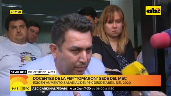 Docentes de la FEP tomaron el MEC. Parte 2 - ABC Noticias - ABC Color