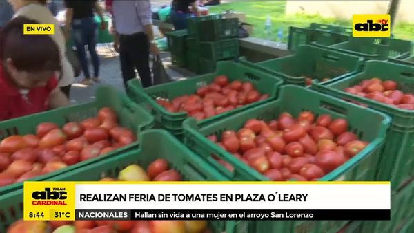 Inició feria de tomates en Plaza Juan E. O’leary - ABC Noticias - ABC Color