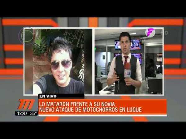Motochorros mataron a joven de 23 años