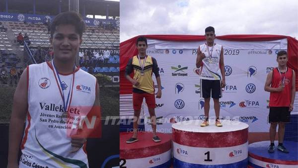 CON 14 AÑOS ES CAMPEÓN NAC. Y REPRESENTARÁ AL PAÍS EN SUDAMERICANO DE ATLETISMO