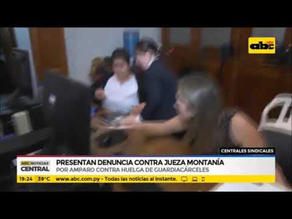 Presentan denuncia contra jueza Montanía - ABC Noticias - ABC Color