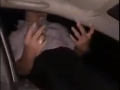 Jovencito hizo pirueta con el auto en marcha