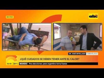 ¿Qué cuidados se deben tener ante el calor? - ABC Noticias - ABC Color