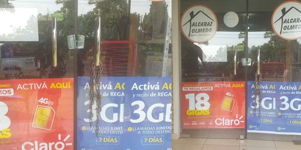 VIOLENTAN Y HURTAN LOCAL COMERCIAL EN FRAM