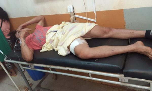 Policía dispara contra violento joven en Hernandarias