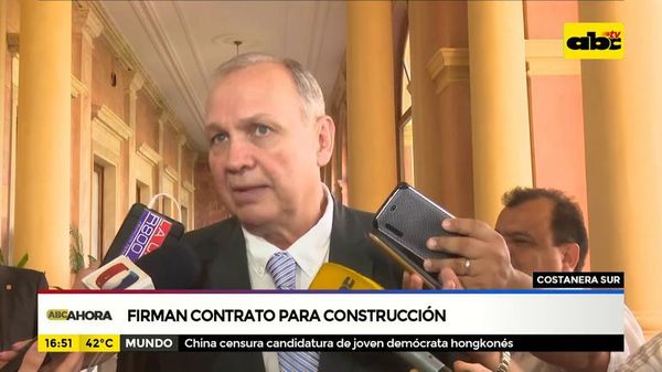 Costanera Sur: Firman contrato para construcción - ABC Noticias - ABC Color