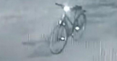 Apareció una ¿bicicleta  embrujada?