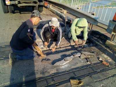 MOPC realiza reparaciones en el Puente Nanawa