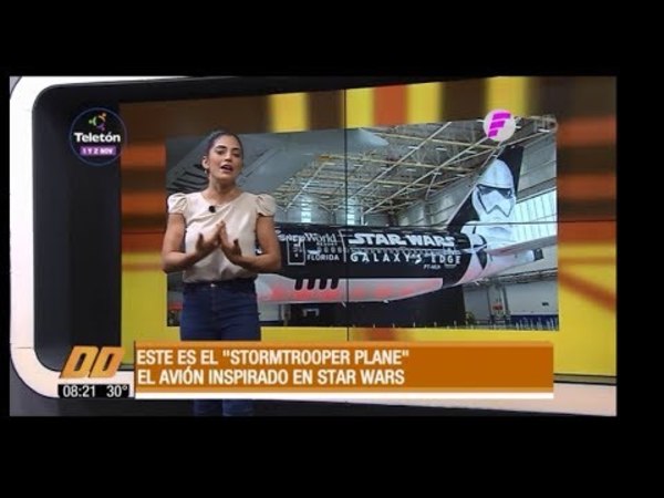 El avión inspirado en Star Wars