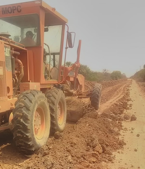 Avanza mejoramiento del tramo Toro Pampa – Guazú Renda, en Alto Paraguay