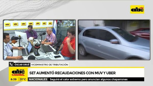 SET aumentó recaudación con MUV y UBER - ABC Noticias - ABC Color