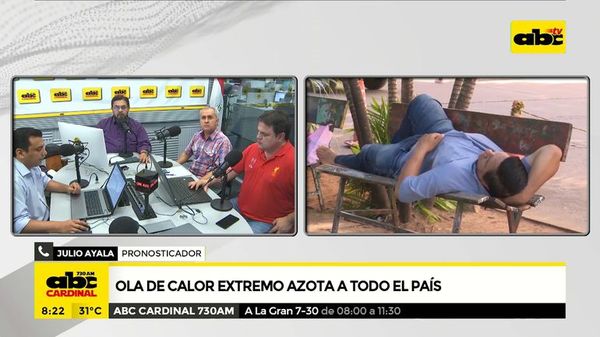Ola de calor extremo azota todo el país - ABC Noticias - ABC Color