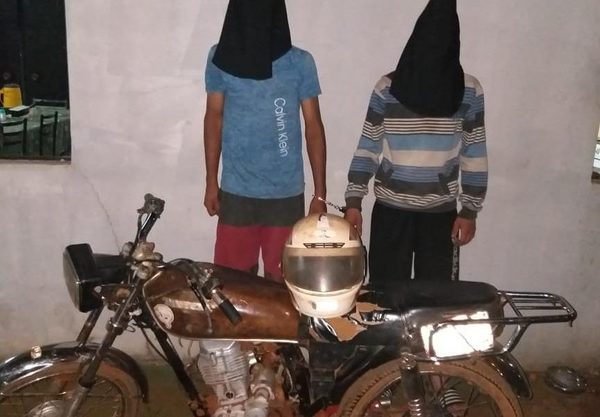 Atrapan a motochorros en Minga Guazú