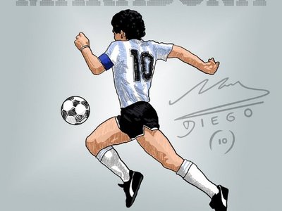 Maradona cumple 59 años arropado por el amor de la afición