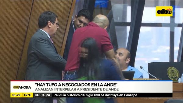 “Hay tufo a negociados en la Ande” - ABC Noticias - ABC Color