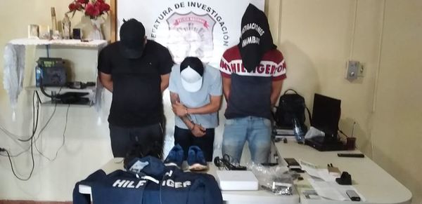 Detienen en Pedro Juan Caballero a tres supuestos sicarios - Nacionales - ABC Color