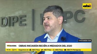 Obras de la Costanera Sur iniciarán recién a mediados del 2020 - ABC Noticias - ABC Color
