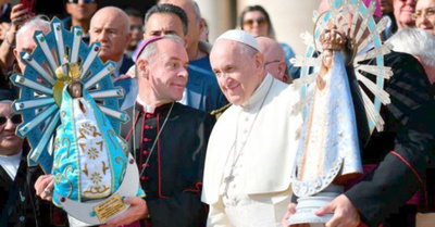 Inglaterra devolvió Virgen de Luján a la Argentina
