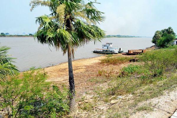 Bajante del río ya afecta la navegabilidad en el norte - Interior - ABC Color