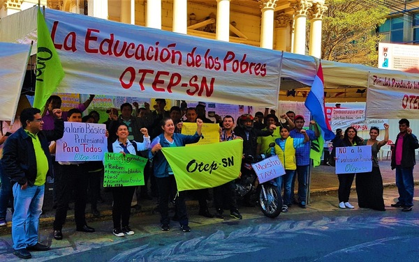 OTEP anuncia manifestaciones en reclamo de mayor presupuesto