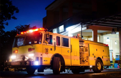 Terrorífico fantasma apareció en la Compañía de Bomberos en Sajonia