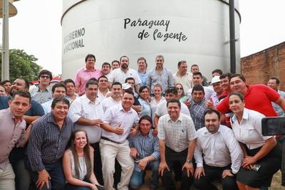 Inauguran tanque de distribución de agua potable para 35 mil pobladores de Coronel Oviedo - ADN Paraguayo