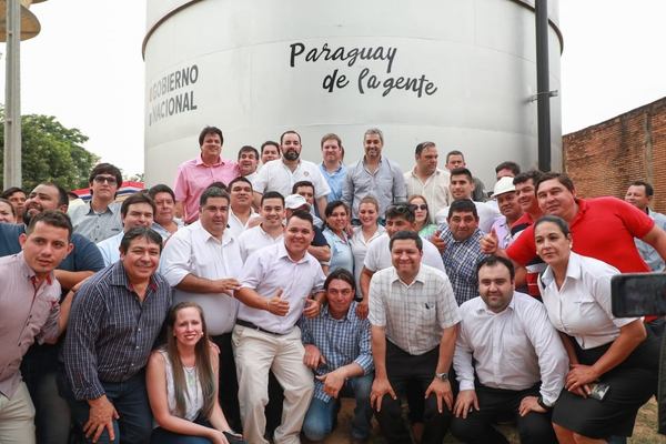 Inauguran tanque de distribución de agua potable para 35 mil pobladores de Coronel Oviedo - ADN Paraguayo