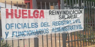 Hasta ahora no hay acuerdo para levantar huelga del Registro Civil