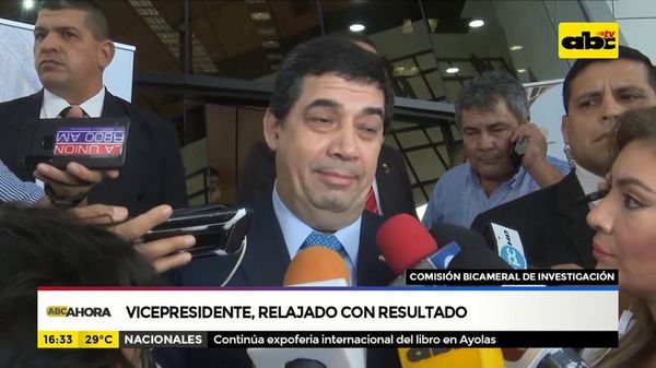 Vicepresidente, relajado con el resultado de la Comisión Bicameral - ABC Noticias - ABC Color
