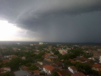 Sistema de tormentas se dirige al norte del país - Nacionales - ABC Color