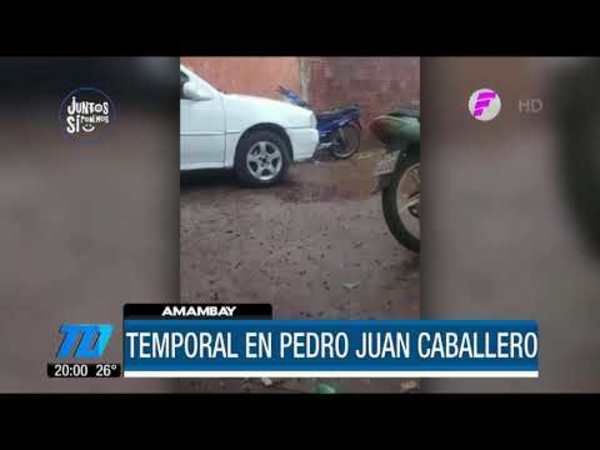 Fuerte temporal dejó destrozos en el Dpto. de Amambay