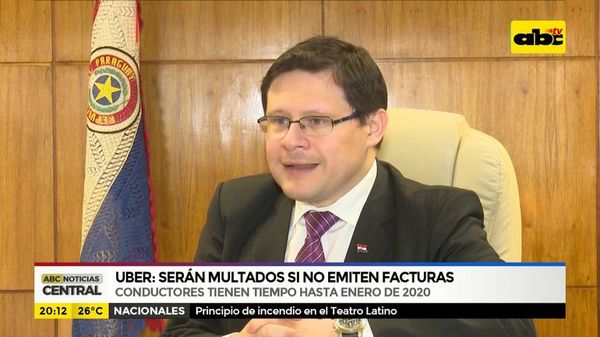 Conductores de Uber serán multados si no emiten facturas - ABC Noticias - ABC Color
