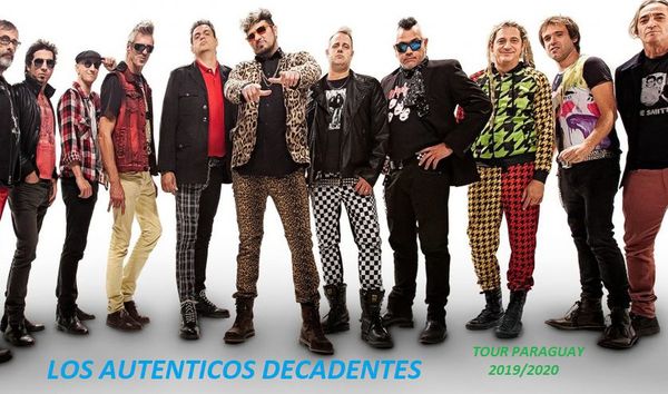 Los Auténticos Decadentes arranca su gira paraguaya